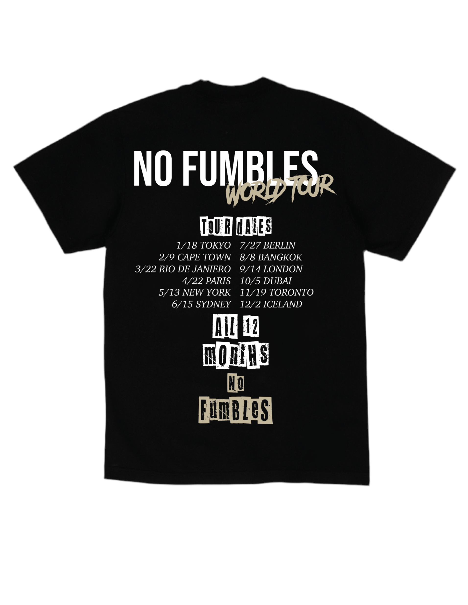 No Fumbles Dept Tee